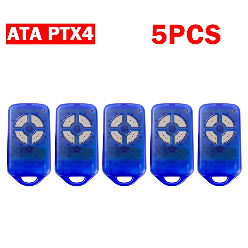 

5шт ATA PTX4 Securacode Securalift GDO-4v4 4v5 4v6 6v1 6v2 управление гаражными воротами 433MHz подвижный код дистанционное управление гаражными воротами
