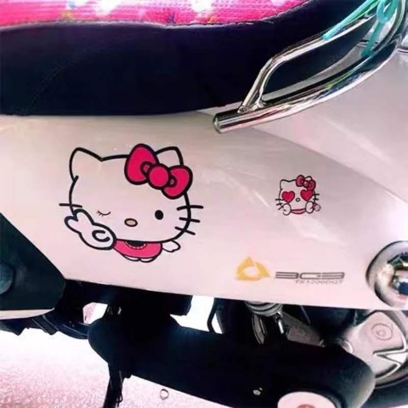 Cute Hello Kitty with Strawberry Sticker Vinyl Decal Windows Laptops  Waterproof!