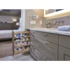 Pullout Base Cabinet Organizer, Adjustable Shelves for Full Height Kitchen or Vanity Cabinets, Maple Wood, 448-BC19-5C 2