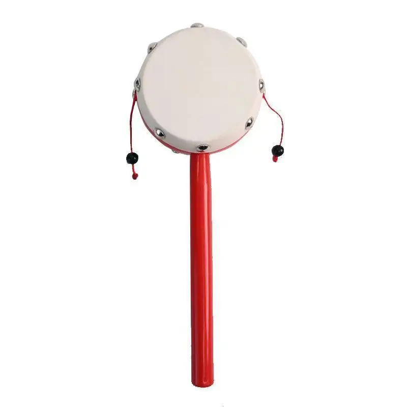 Colorful Chinese Spinning Rattle Drum Toy - Kids Party Favors & Gifts