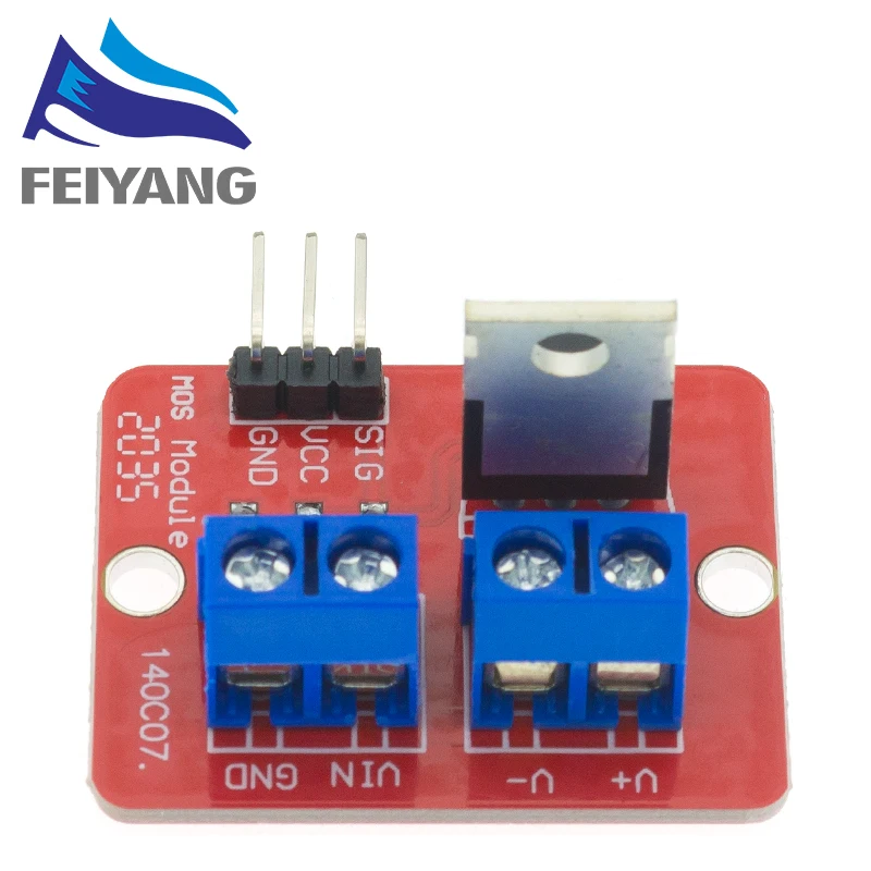 SAMIROB 0–24 V oberer Mosfet-Taste IRF520 MOS-Treibermodul MCU ARM – Detail 4