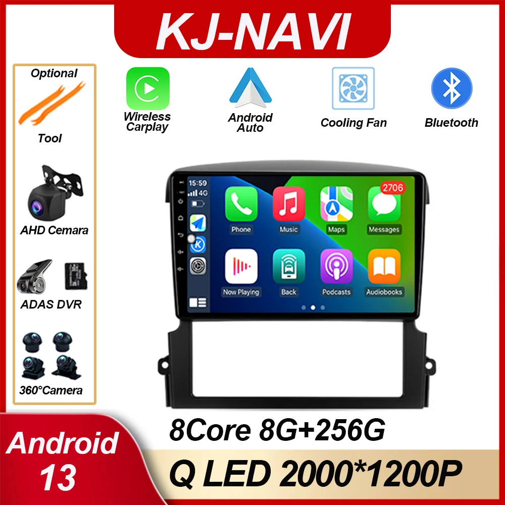 

Android 13 for Kia Sorento BL 2002 - 2011 9 inch 8 Core WIFI Bluetooth Stereo Auto Navigation GPS FAN System Radio Multimedia