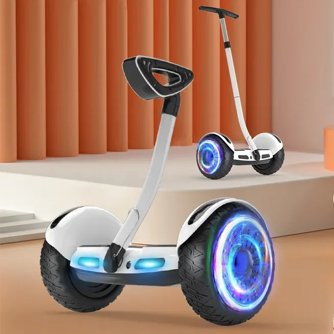 3610 Inch 2 Wheel Self Balancing Electric Scooters with Handle Kids Adult Smart Handle Leg Bar Hover Boards