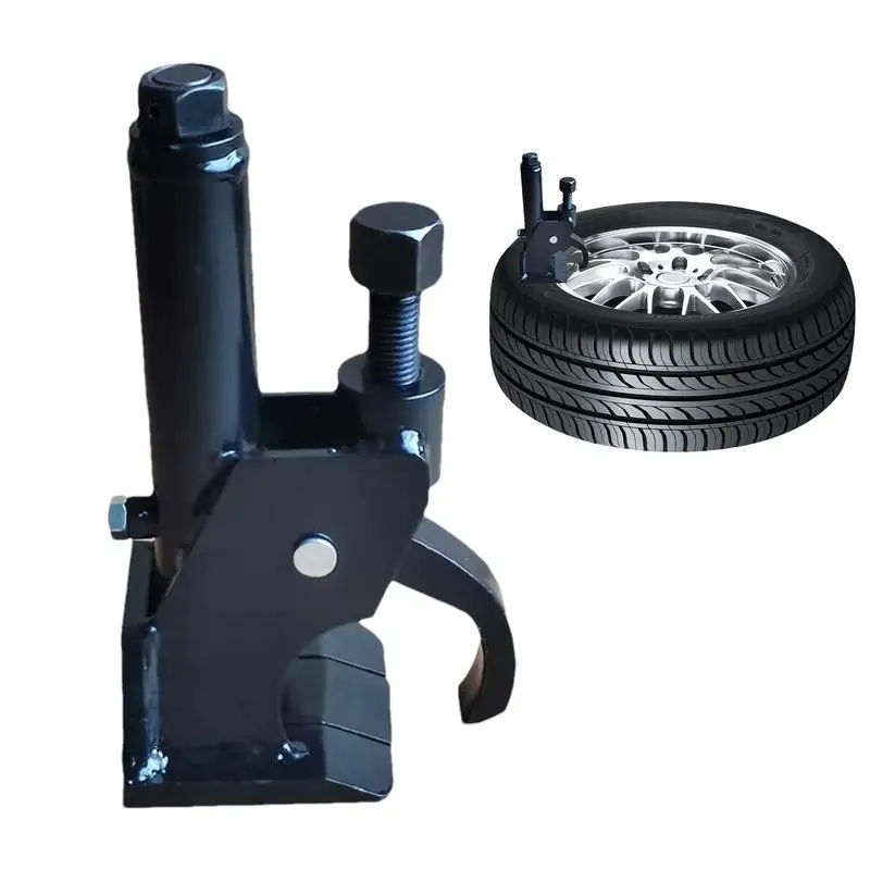 Tire Demounting Tool Black Bike Tire Removal Tool Manual Portable Truck Lever Metal Construction For Bus Tires