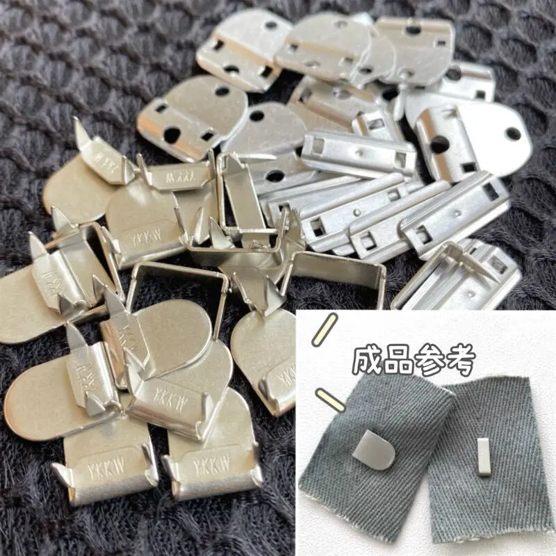 

Japan YKK Pants Hook HU10 Fashion Suit Skirt Silver Gun Color High Quality