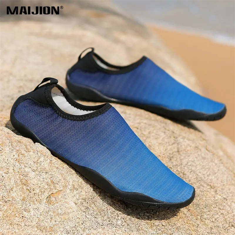 Men Women Comfortable Swimming Slip-On Lightweight Quick-Dry Barefoot Water Shoe Breathable Non Slip Beach Seaside Aqua Shoe
