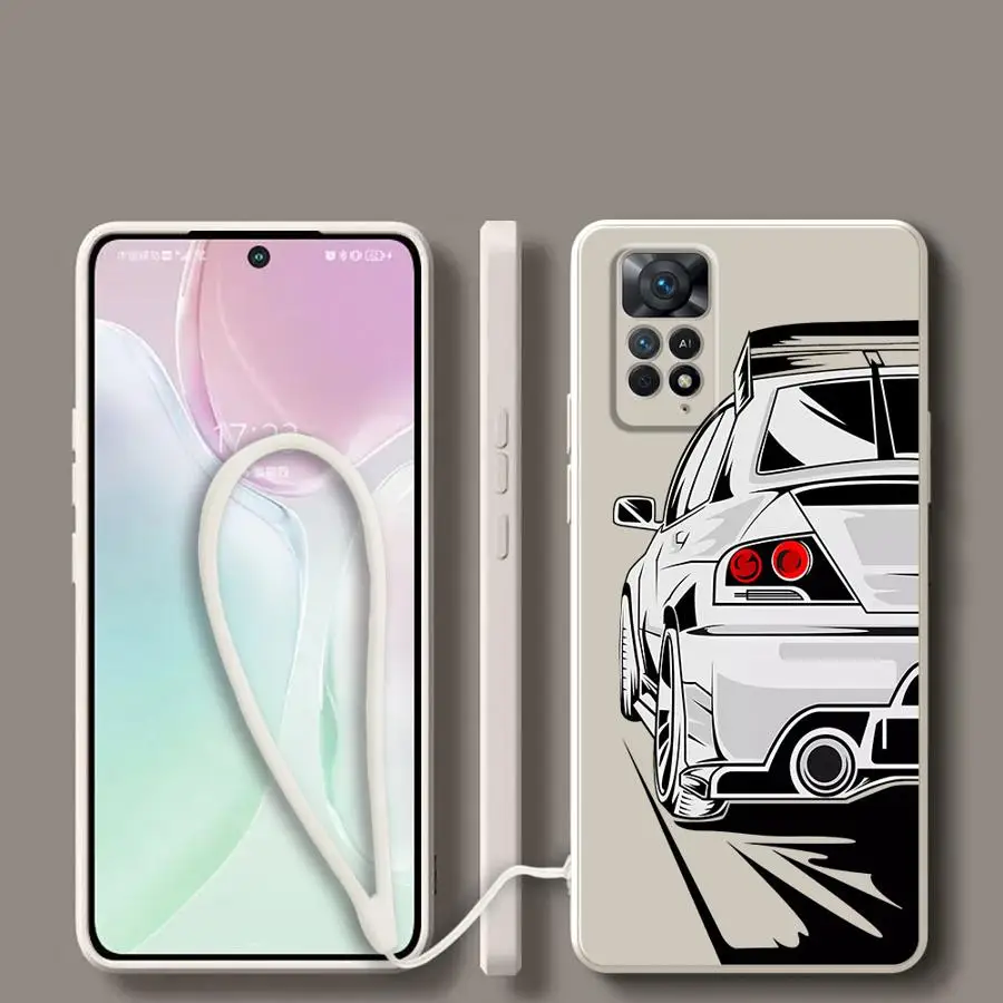 Racing Car Cool Soft Cover Phone Case