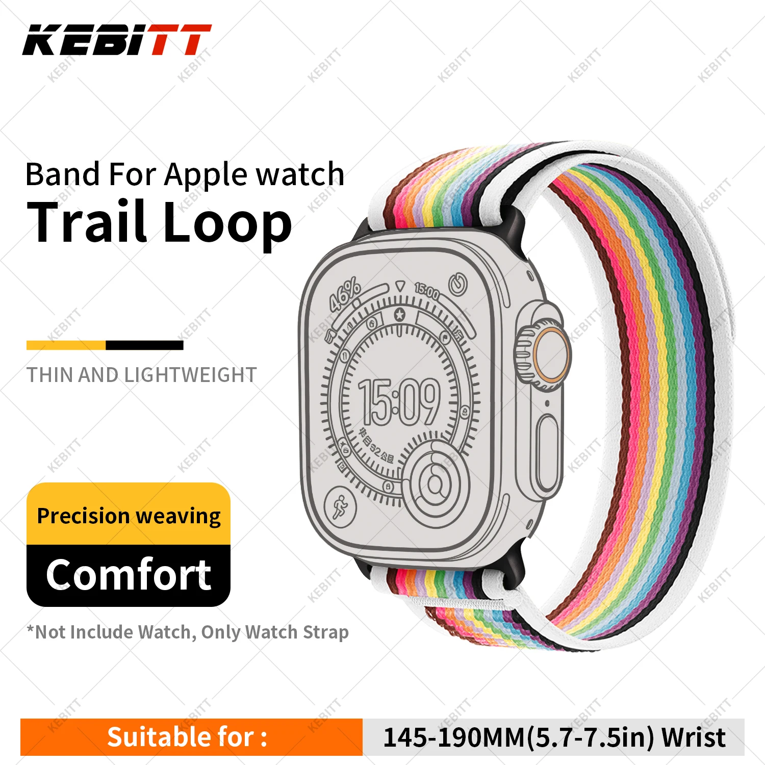 ตัวเลือกสินค้า สายนาฬิกาไนลอนคุณภาพสูง สำหรับ Apple Watch ทุกรุ่น