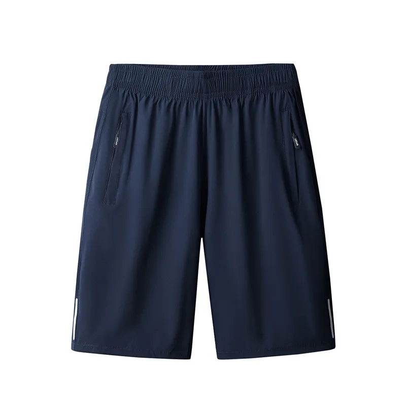 New Fashion Versatile Men'S Loose Ice Silk Quick Drying Beach 5-Point Pants Youth Summer Nylon Material Casual Sports Shorts