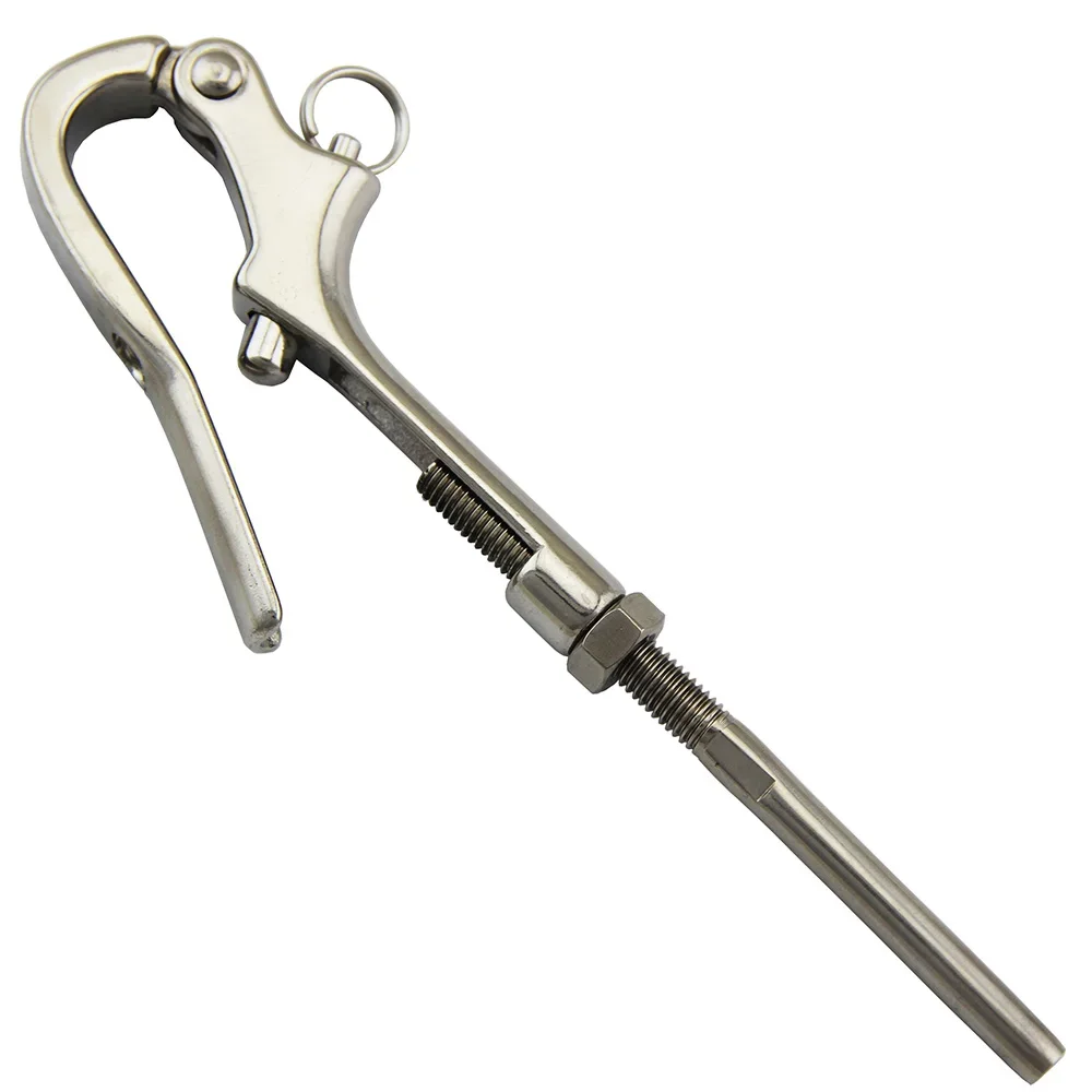 3 / 4 / 5 inch Openable Pelican Hooks Shackle 316 Stainless Steel Quick Release Hand Rail Guardrails