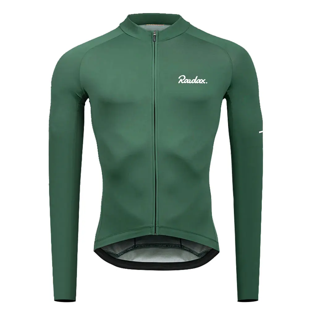Men's Long-Sleeve Cycling Jersey Set - Breathable Road & Mountain Bike Apparel