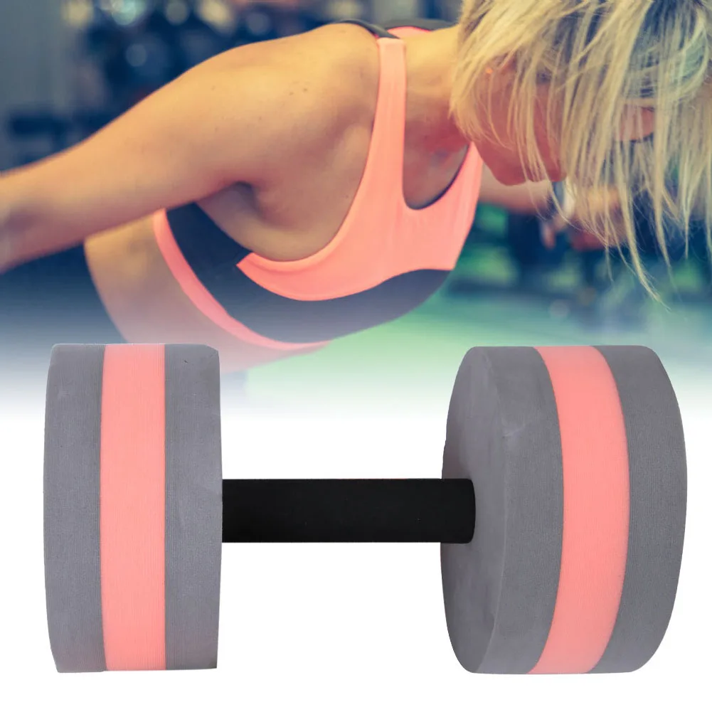 Eco Friendly Roundness Foam Water Floating Dumbbell Fitness Equipment Fitness Foam Dumbbell Floating Roundness