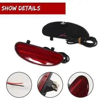 10295148 For Chevrolet Corvette C5 1997-2004 1PC Plastic Red Smoke Door Panel Light Lense Reflector Interior Door Panel 1