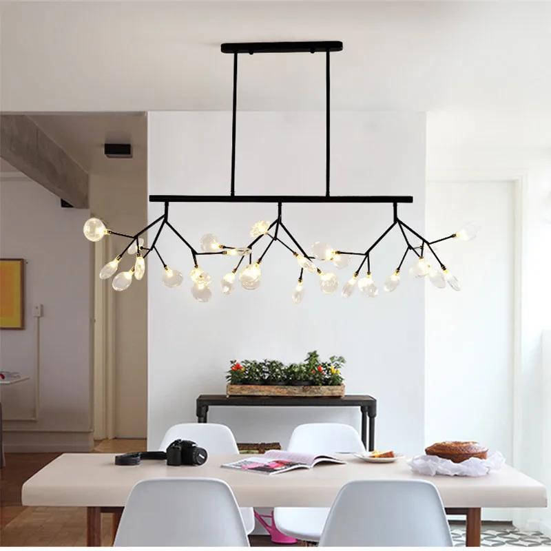 

Firefly chandelier Nordic post-modern front bar counter living room dining room decoration simple creative led chandelier