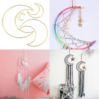 Love Heart /triangle /round /five-pointed star /Moon Metal Craft Hoops Dream Catcher Rings for DIY Dreamcatchers Wreaths Macram - Image 3