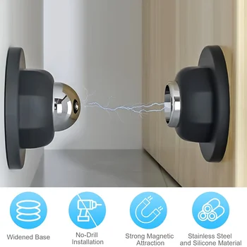 Magnetic Door Catch RV Door Retainer RV Door Stop Retaining Catch Latch for RV Caravan Camper Motorhome Boat Door Holder 2