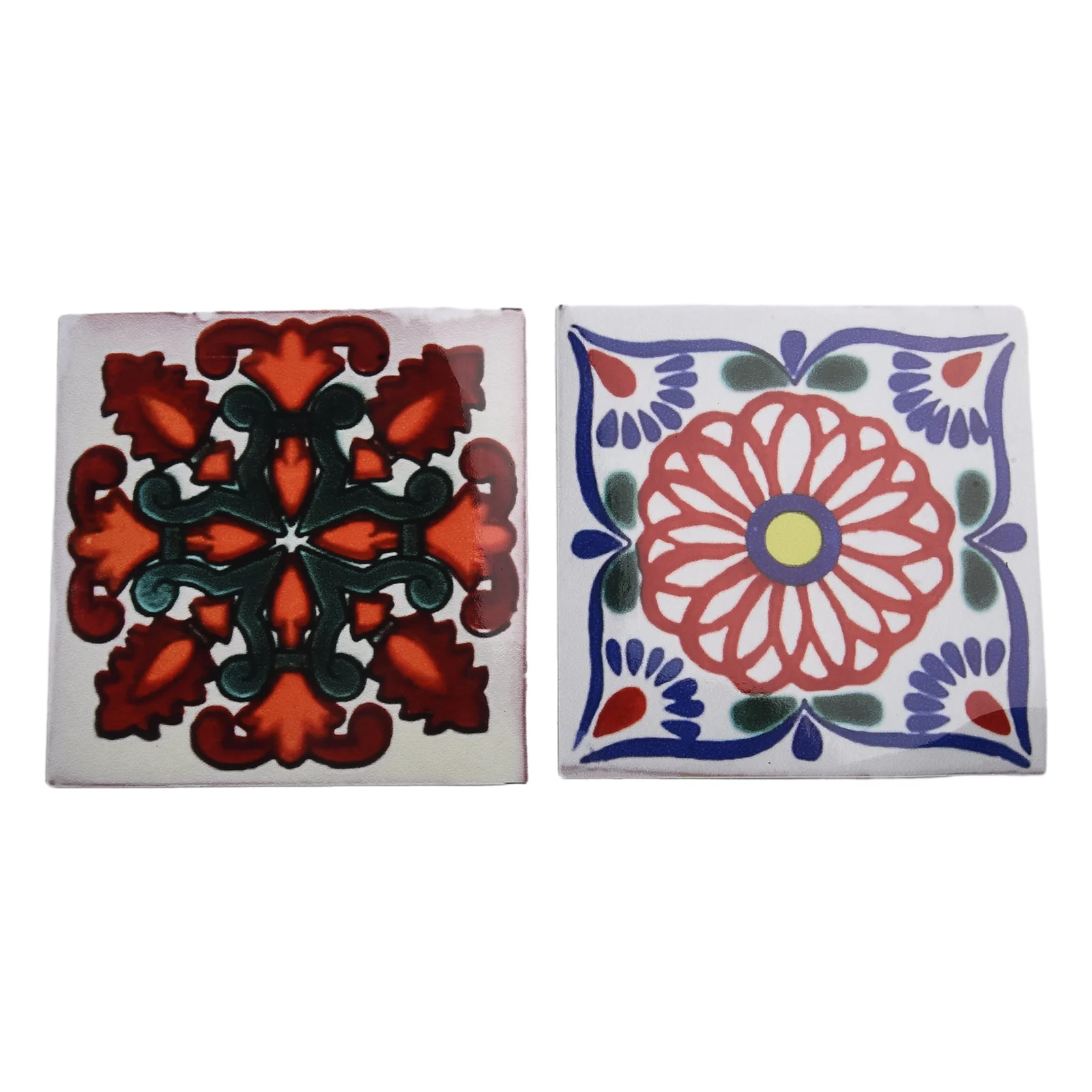 

24Pcs Simulation Vintage Color Tiles Stickers Waterproof DIY Wall Stickers Bathroom Kitchen Home TV Background Decoration