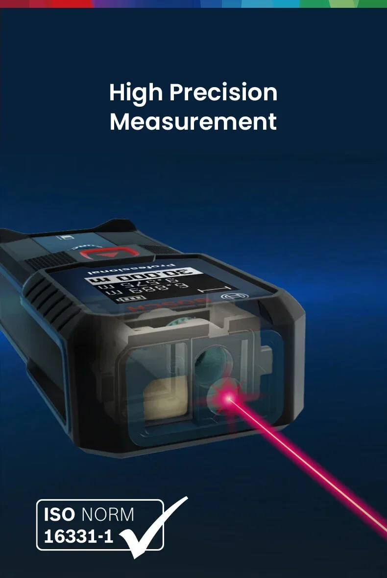 Description Picture 6 of itemBOSCH GLM 30-23 Laser Range Finder Double Button High Precision Lightweight Modern Screen Measurement RangeFinders Laser Measure