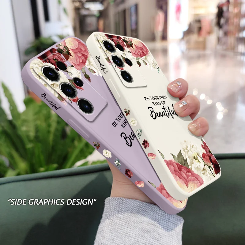 Quiet Flowers Phone Case - Elegant Floral Design Cover