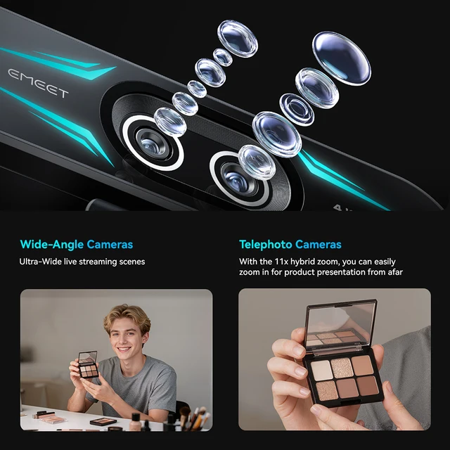 4K Webcam 1080P 60fps Web Camera