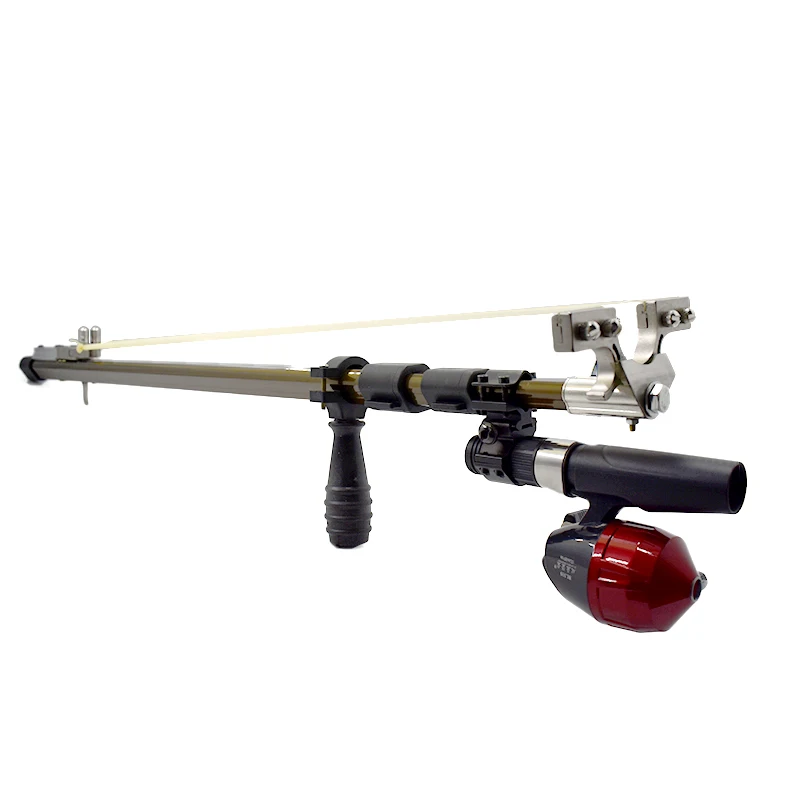 Fishing Set Slingshot Precision Green Laser Telescopic High Power Catapult  Use Fishing Reels for Outdoor Hunting Shooting New