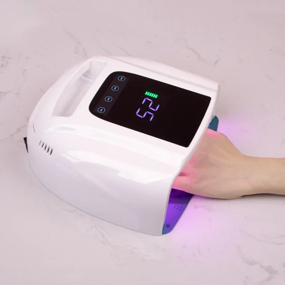 Cosmetics Professional 96W Rechargeable Nail Lamp Wireless UV Led Lamp Gel Polish Nail Drying Manicure Tools Overseas Warehouse 2