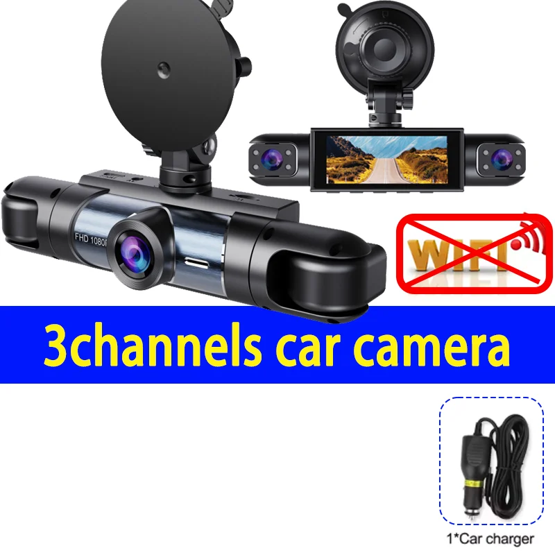 1080P חדש 360 ° מצלמת רכב Dash Cam 4Lens עם ראיית לילה אוטומטית DVR קדמית אחורית אביזר הקלטה לרכב