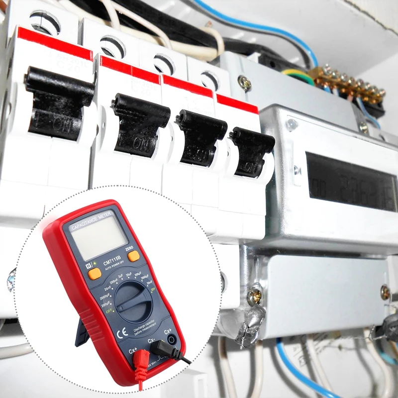 Digital Capacitor CM7115B Test Capacitance Meter Digital Capacitance Meter No Discharge Capacitance Meter 4
