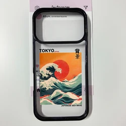 Japan Anime Fuji Mountain & Great Wave Clear Hard Phone Case Cover - iPhone SE (2020) (Style 1)