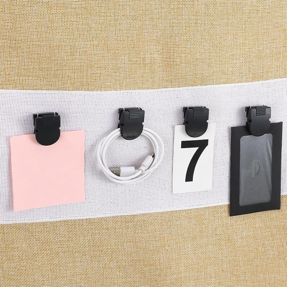 25pcs Office Photos Wall Clips 40-Sheet Capacity Fabric Panel Cubicle Accessories for Hanging Pictures Photo Frame Office Notes