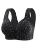 4PCS New Large-sized Pregnant Women's Breastfeeding Bra Comfortable Traceless Front Buckle Fixed Cup Thin Vest Style Underwear 6