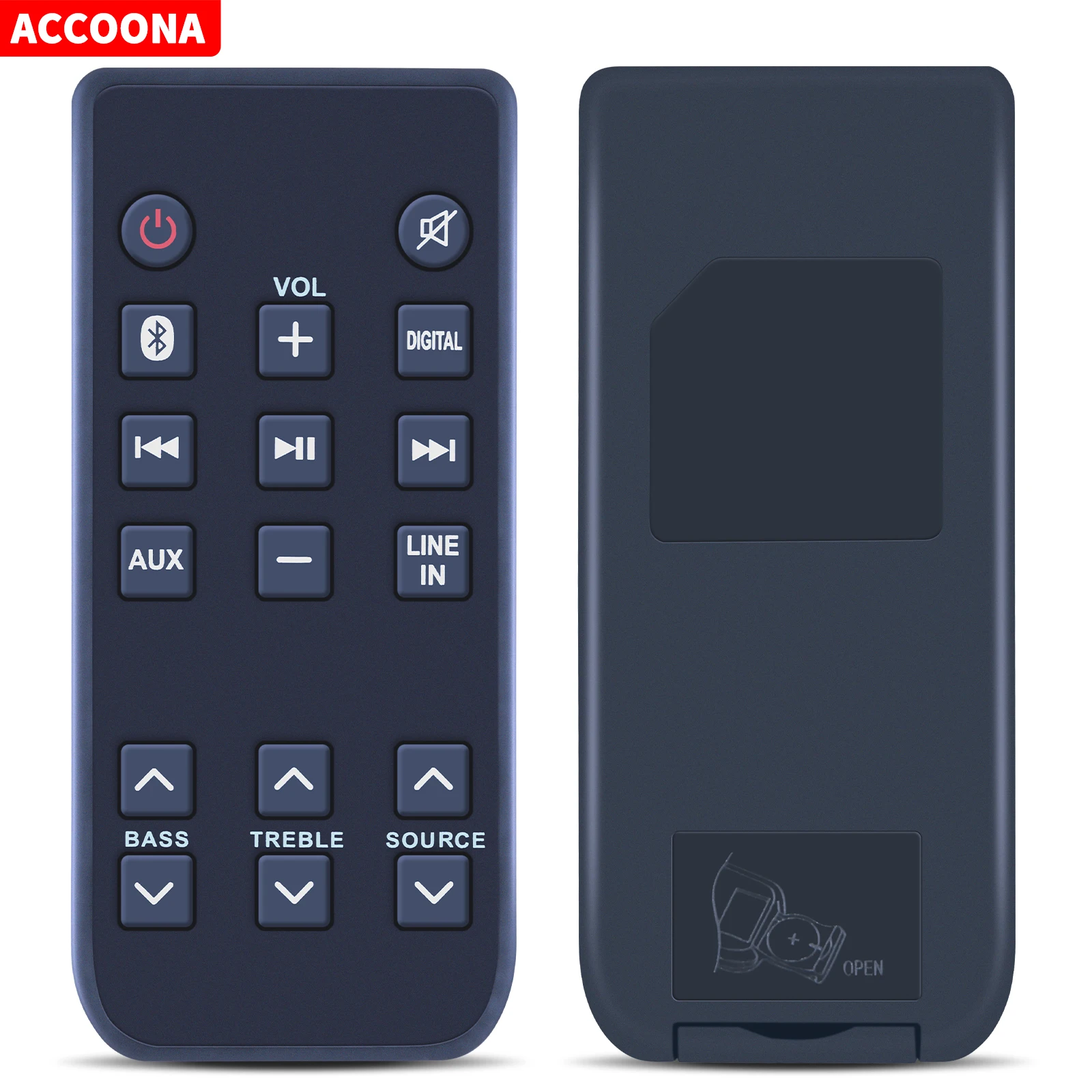 

Remote control for RCA RTS7010BGE6 BLACKWEB BWA18SB001 2.1