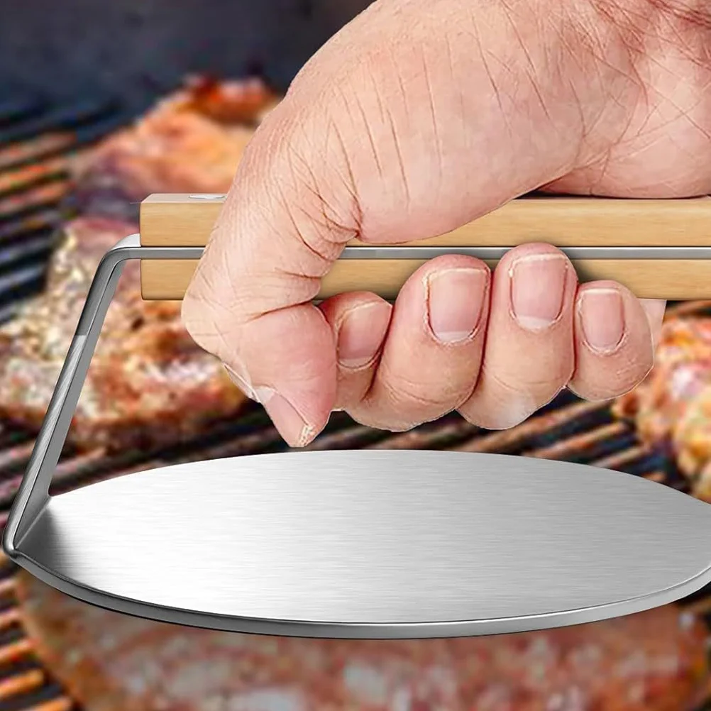 

Handle Burger Patty Press Burger Press Tool Metal Burger Press Smasher Kitchen Supply