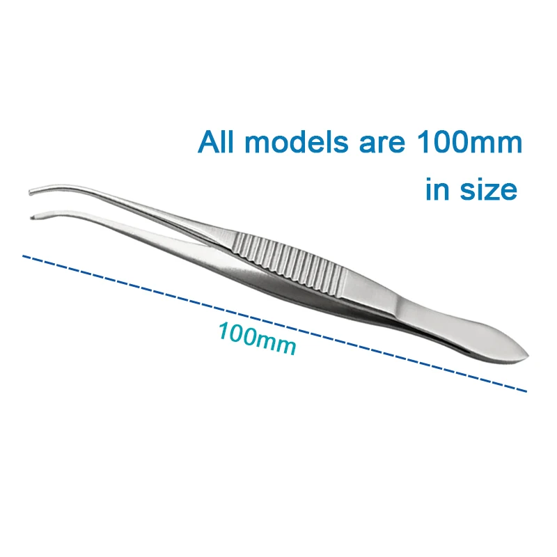 

10cm Stainless Steel Ophthalmic Forceps Tweezers Medical Ophthalmic Instrument