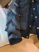 Manteaux matelassés en coton pour femmes, veste légère à col rabattable, à la mode, pour l'automne et l'hiver, vêtements d'extérieur chauds pour femmes 4