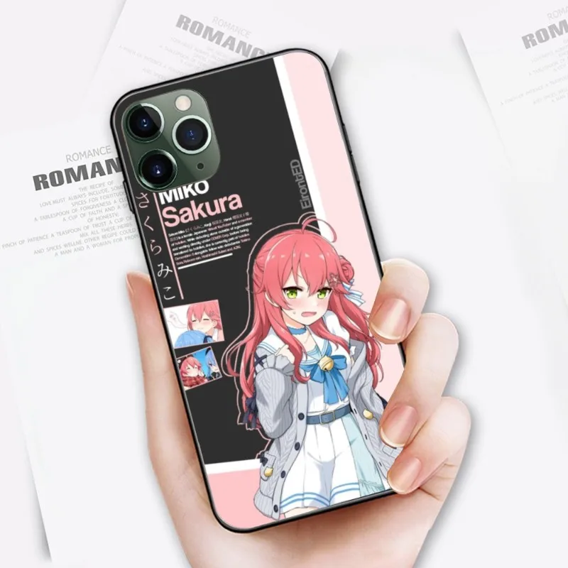 さくら　スマホ20台 Sakura miko-iPhone携帯電話ケース,iPhone 14,13,12,11,XS,X