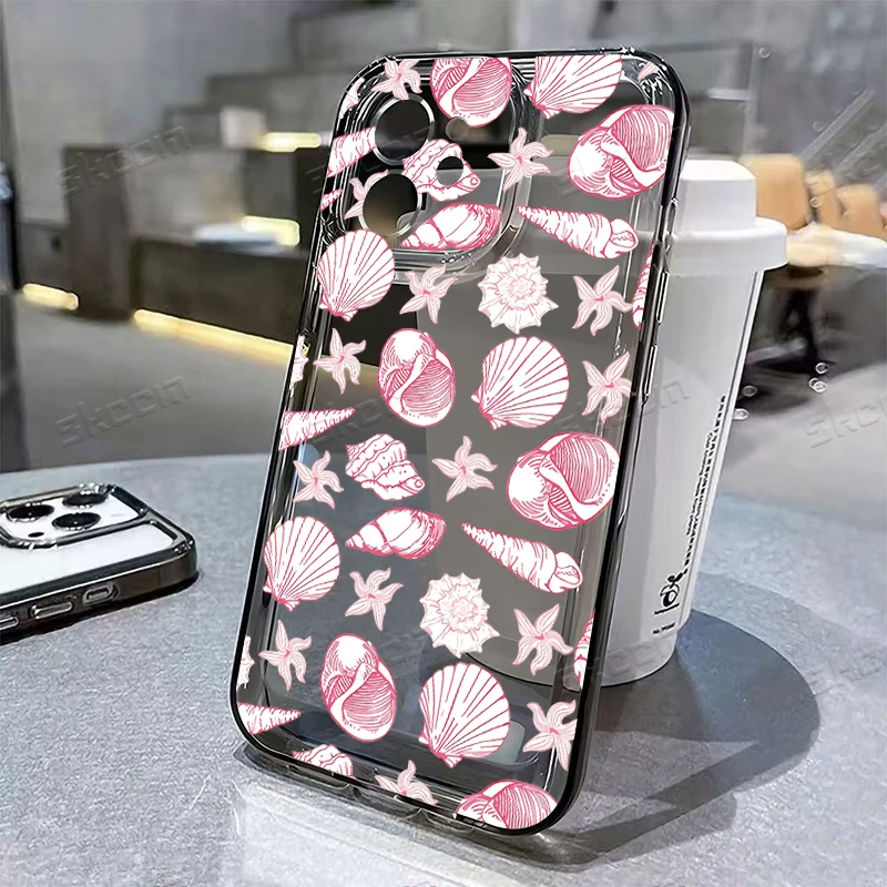 Adorable Turtle Shockproof Transparent Phone Case – Soft Protective Cover