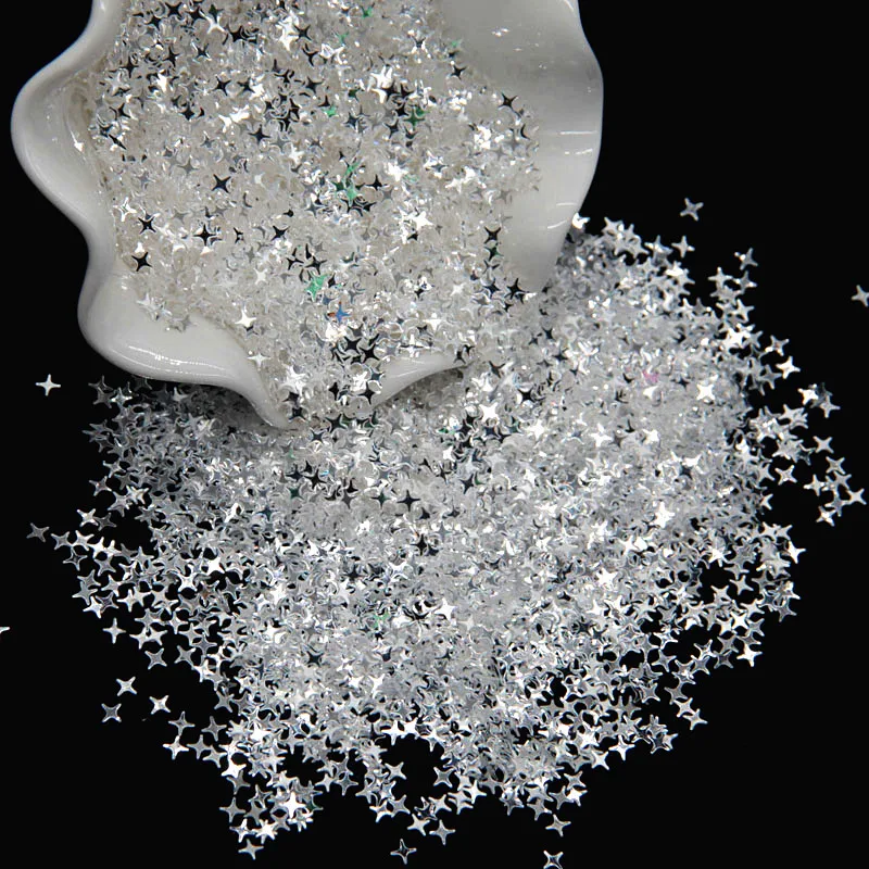 Pailettes High Flash Crystal Dot Star Heart Shape Sequins for DIY Garment Clothing Accessories Paillette Sewing Craft 3mm 10g