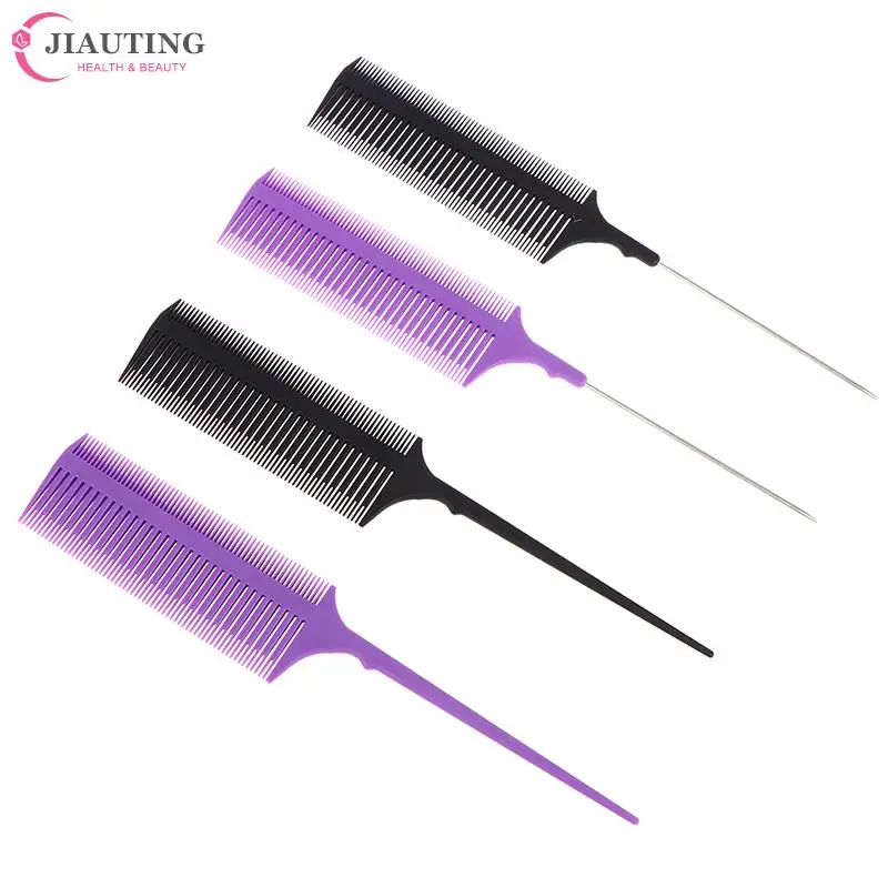 

Pick Dyeing Comb Profession Dyeing Comb Hair Brush For Hairdressing Weave Comb Tail Pro-hair Dyeing Comb Weaving Cutting Combs