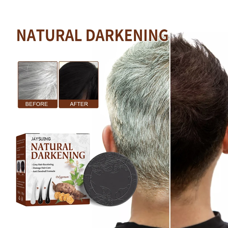 Sapone Oscurante Per Capelli Shampoo Bar Riparazione Rapida Efficace Colore Bianco Grigio Colorante Corpo Balsamo Organico Naturale Salute Di Bellezza