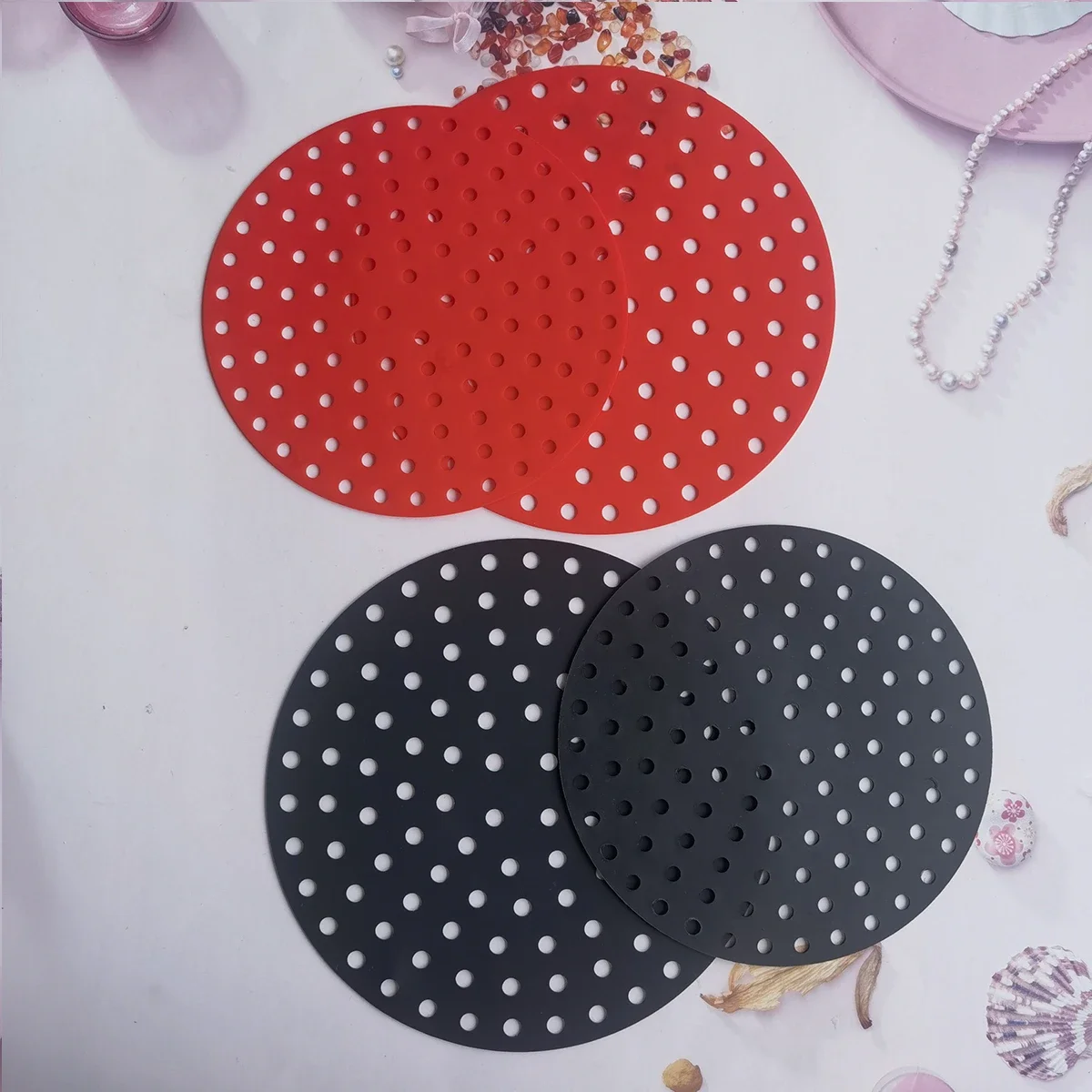 Air Fryer Accessories Silicone Baking Mat Kitchen Cake Baking Mat Non-stick Pad Pastry Cookware Dining
