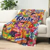 F-Fanta Logo Fashion Blanket Skin friendly comfort warm soft plush blanket suitable sofa living room office bedroom 5