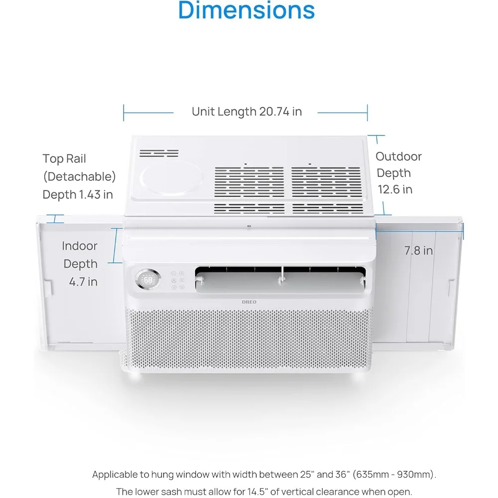 Inverter Air Conditioner Window Unit 8,000 BTU