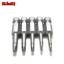

5pcs Magnetic Triangle Head Screwdriver Bit 1/4" Hex S2 Steel antislip Triangular Tip Screw Driver Electric Power Equipment Tool