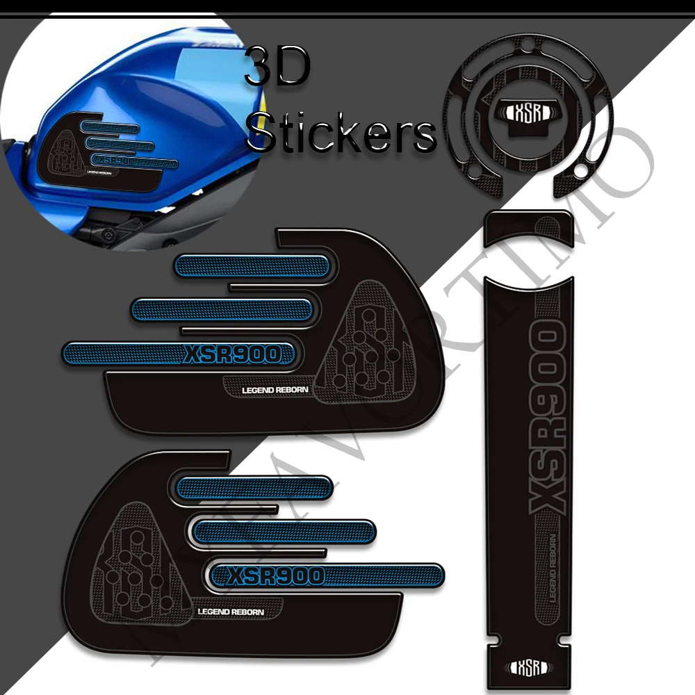 Motorcycle For Yamaha XSR900 XSR 900 Tank Protector Pad Fuel Oil Knee Sticker Kit  2016 2017 2018 2019 2020 2021 2022 2023 инвестиции в инфраструктуру 2018 2019 2020 сборник аналитики infraone research