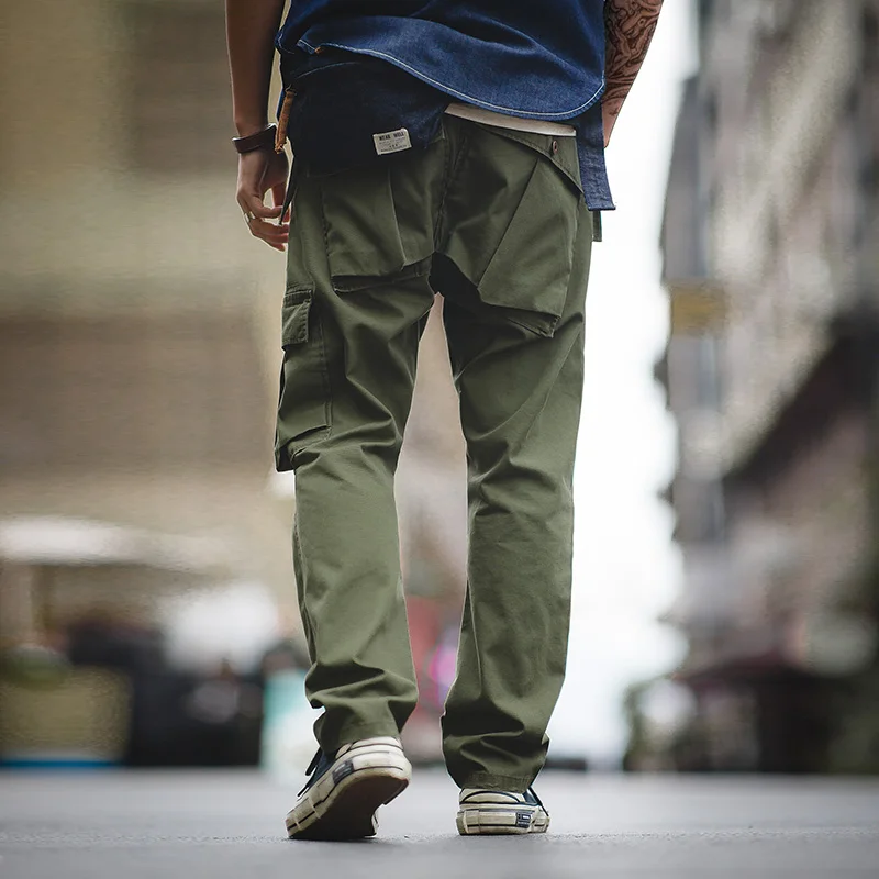 Maden Tactical Cargo Pants Green Multi-pocket Breathable Trousers Consuls Commando Training Trousers Techwear for Men's Pants