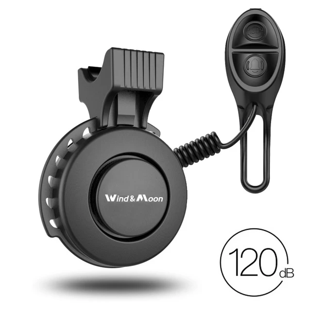 Sonnette électrique de vélo, Rechargeable par USB, pour vtt, Scooter, vélo de route, klaxon de guidon, 4 Modes d'alarme sonore, accessoires de cyclisme 1