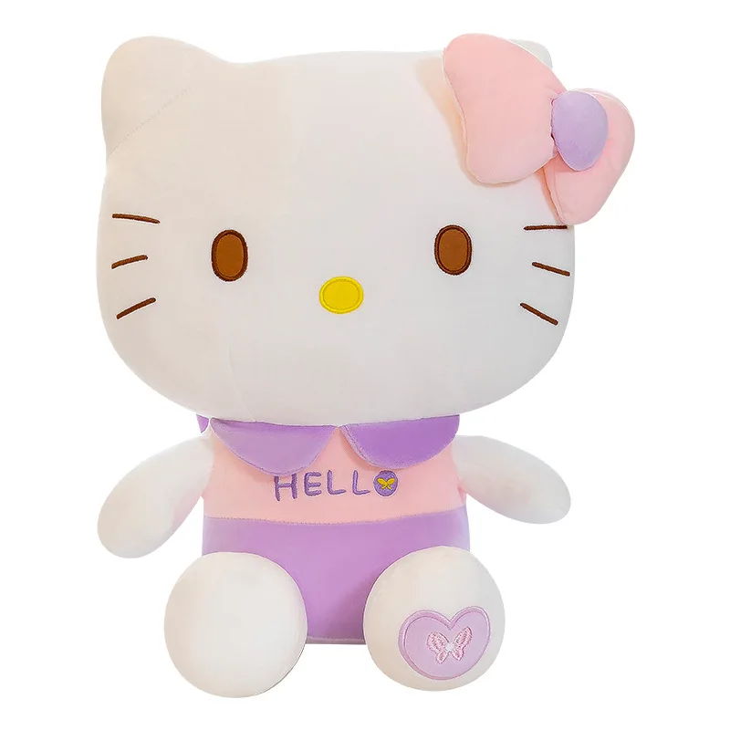 Sanrio Anime Hello Kittys Cinnamoroll Plush Toys Cute Soft Stuffed ...