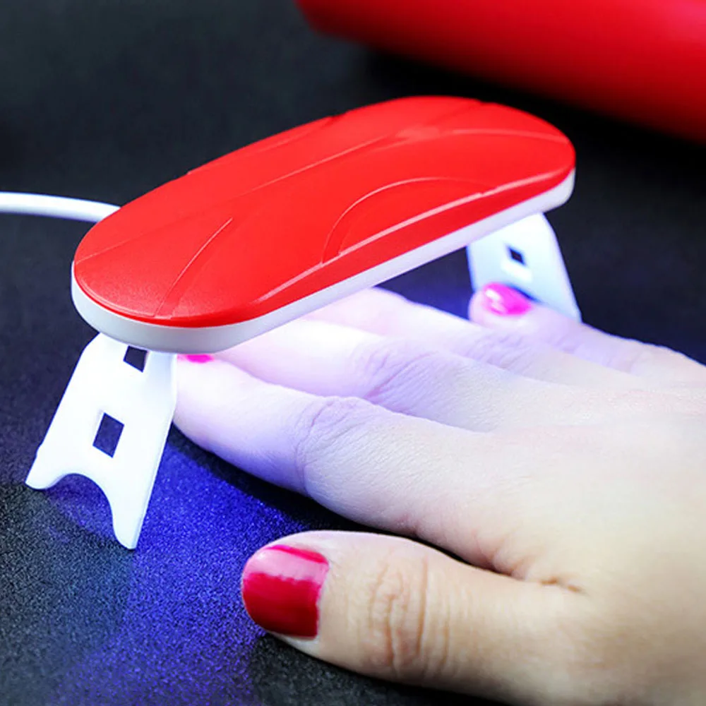 USB lamp mini nail light baking lamp nail polish glue quick drying handheld light therapy machine UV Glue Curing Purple Light
