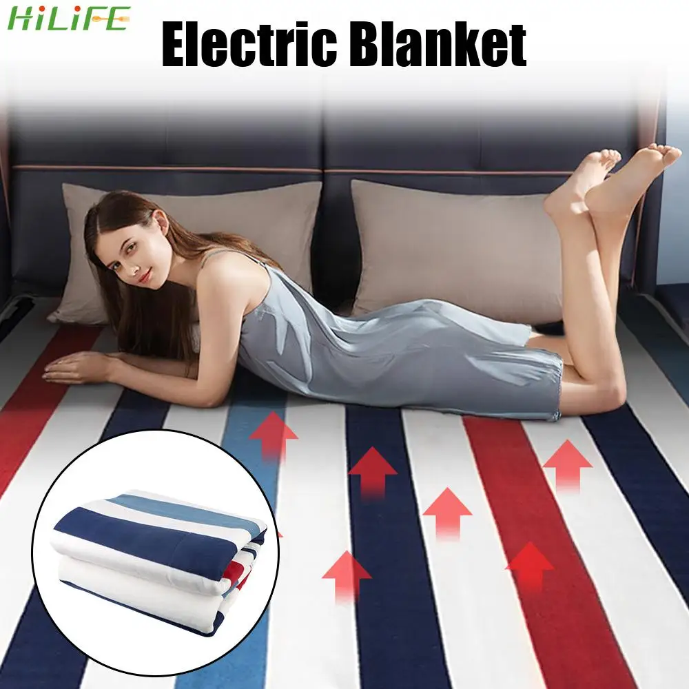 

Winter Heating Warmer Sheets Thicker Heated Blanket Two Seat EU Plug Electric Blanket 45℃ 230V Mattress Thermostat Double Body